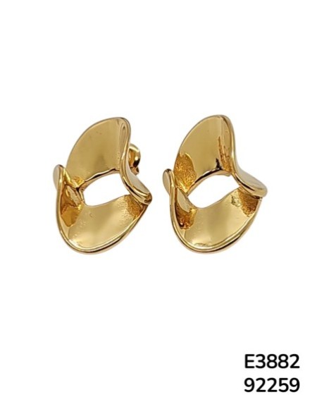 E3882 – Aretes Esculturales Envueltos