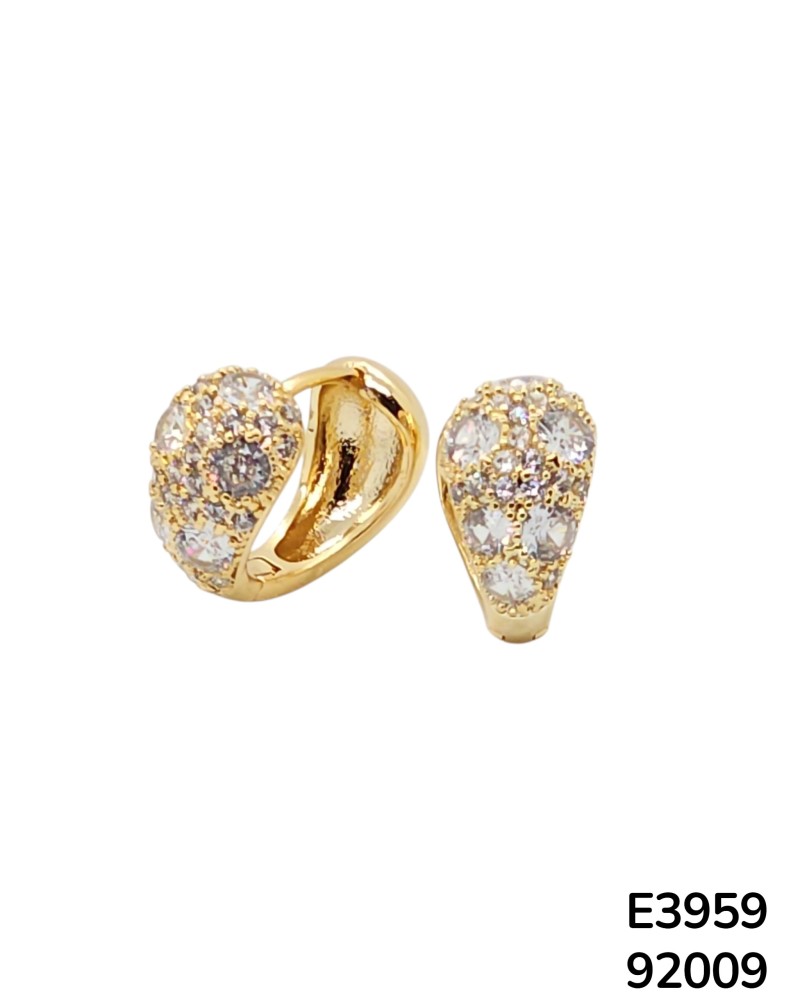 E3959 – Aretes con Remolino de Cristal