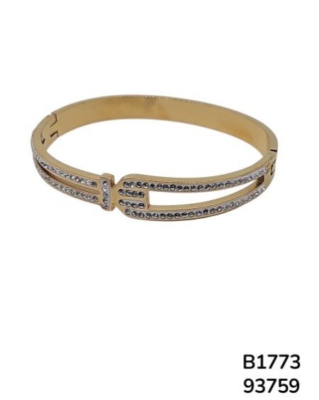 B1773 Brazalete con Hebilla de Brillantes