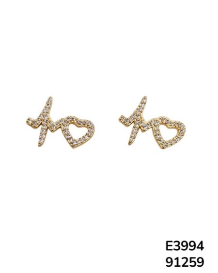 E3994 –  Aretes de latido y Corazón