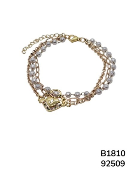 B1810 Brazaletes Llave de Mi Corazón