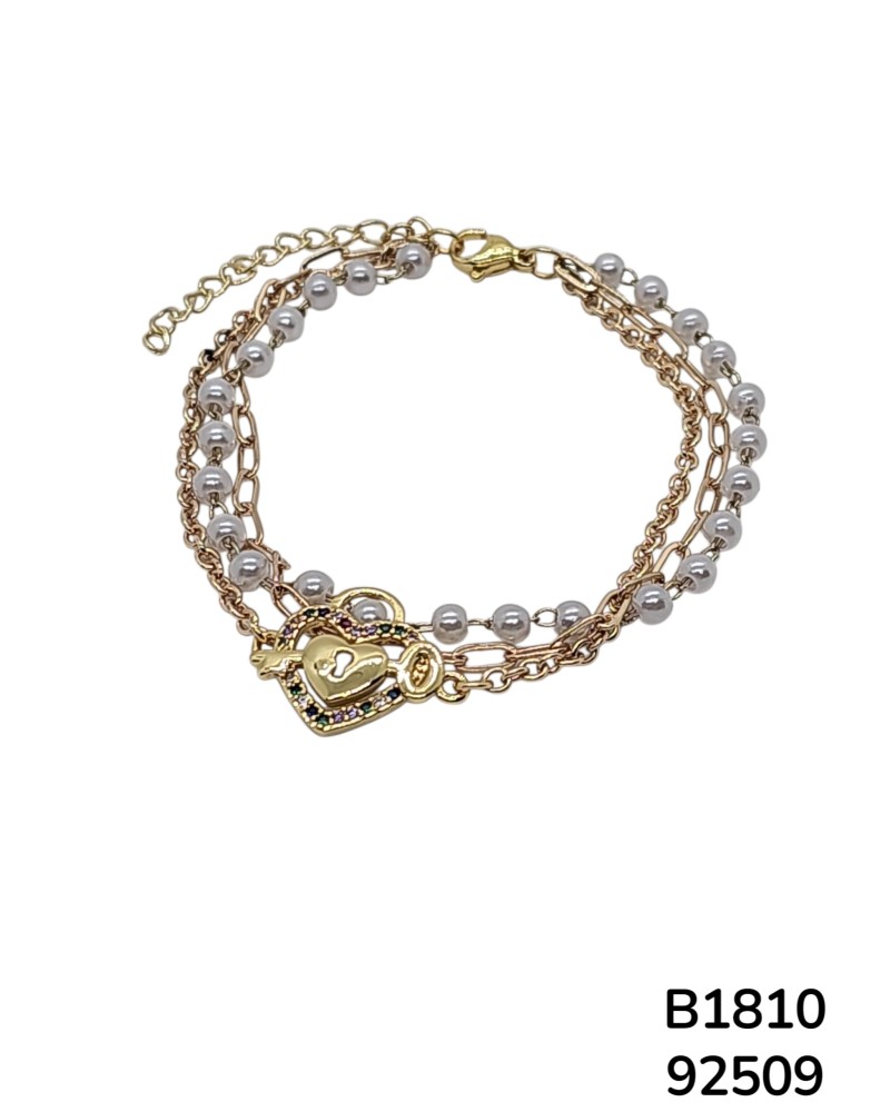 B1810 Brazaletes Llave de Mi Corazón