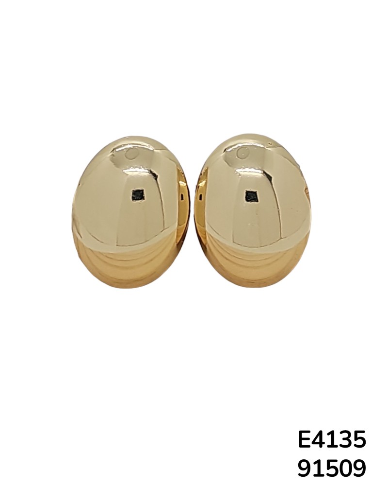 E4135 Aretes Modernistas Ovalados