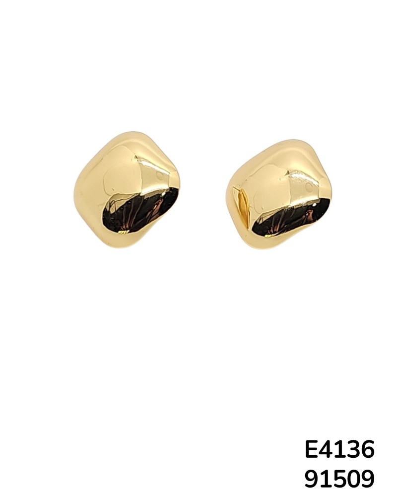 E4136 Aretes Modernistas en forma de rombo
