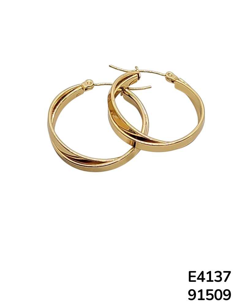 E4137 – Aretes Doble Aro