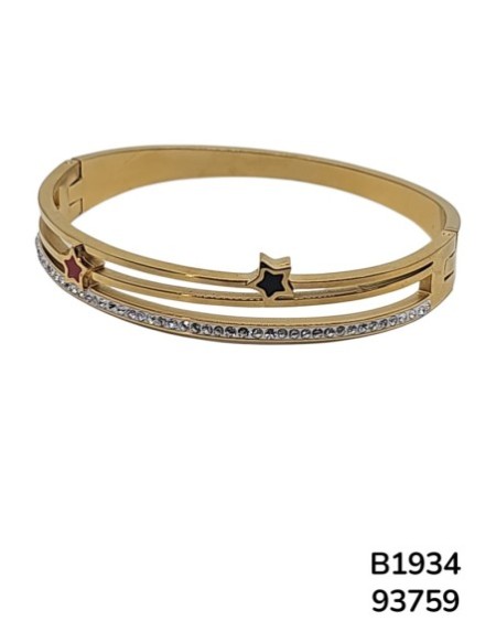 B1934 Pulsera Tipo Brazalete con Dije de Estrella