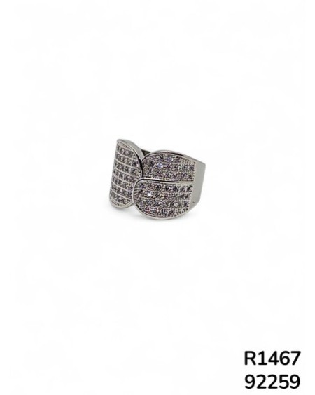 R1467 - Anillo geometrico Brillante