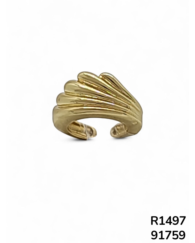 R1497 Anillo Tipo Brazalete Inspirado en Alas