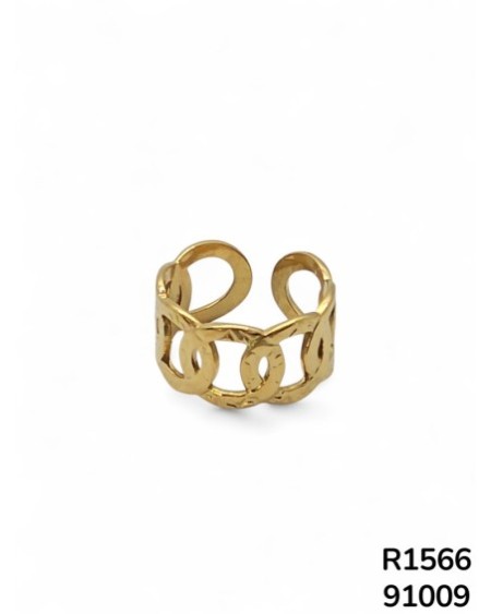 R1566 Anillo de Cadena entrelazada