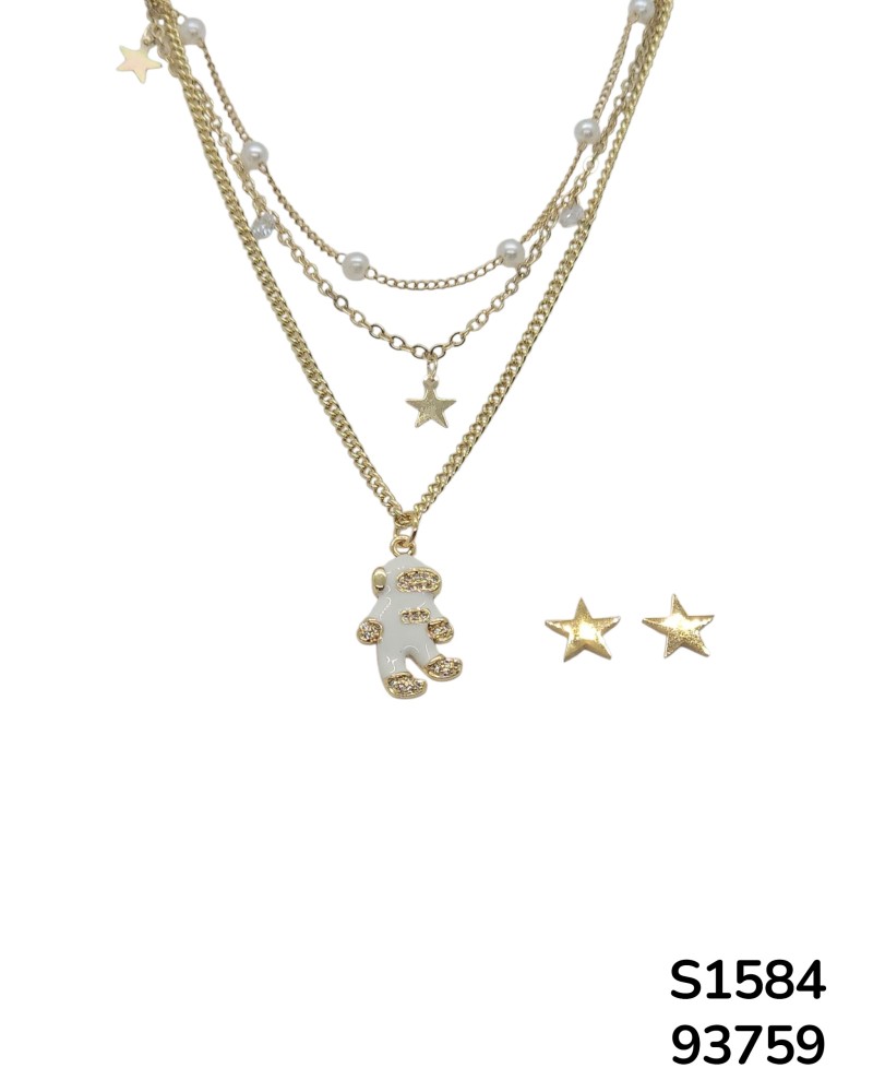 S1584: Conjunto de Cadena doble con Astronauta