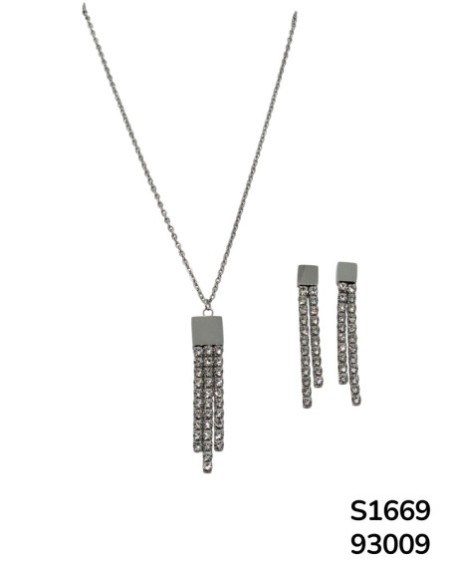 S1669 Conjunto de Elegancia Plateada