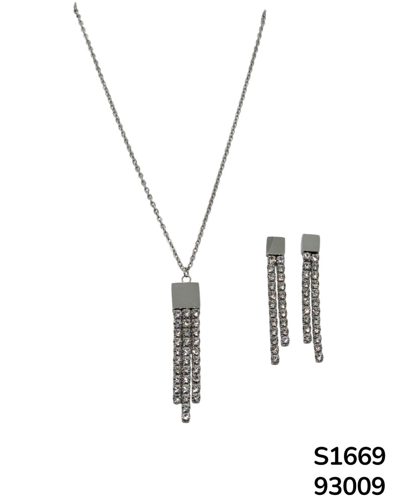 S1669 Conjunto de Elegancia Plateada