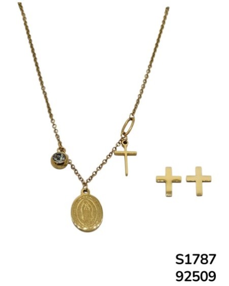 S1787 Cadena de Guadalupe de Doble Cara