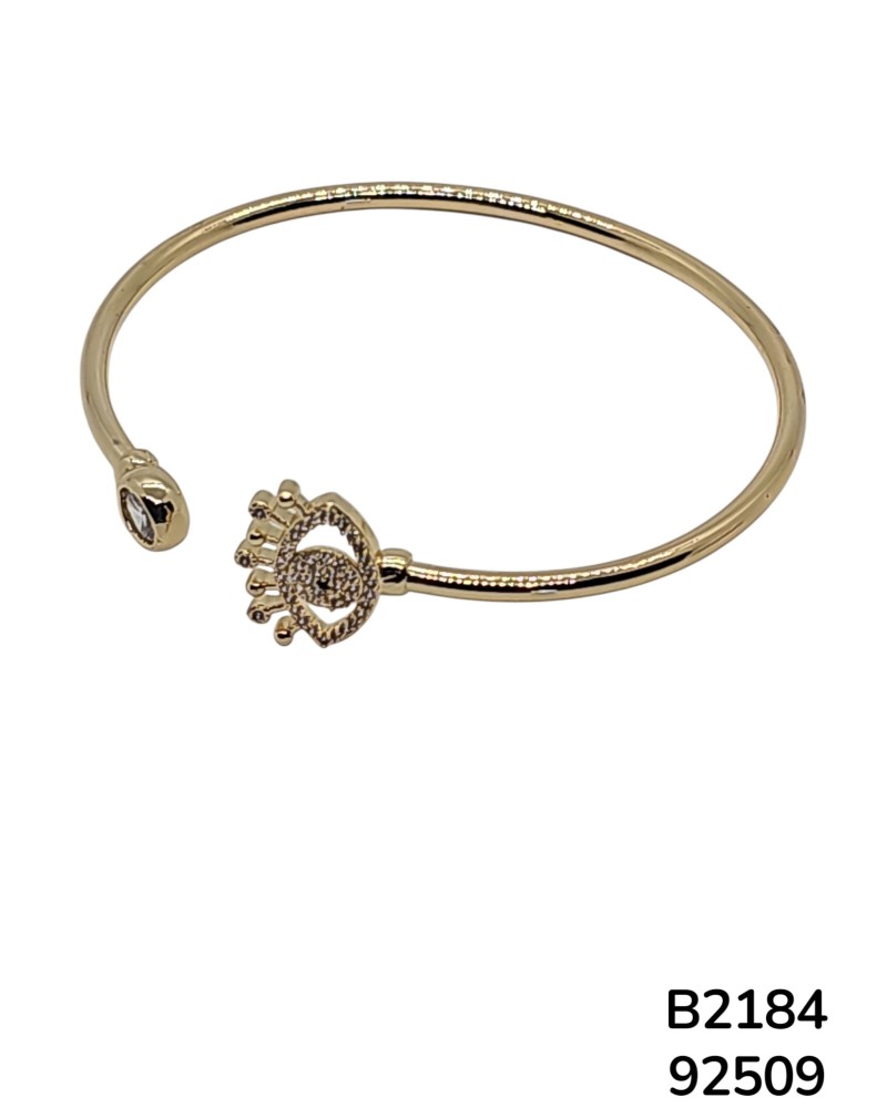 B2184 Pulsera Dorada con Ojo Turco