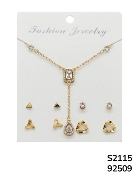 S2115 Conjunto geométrico de Cadena con múltiples aretes