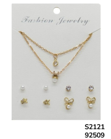 S2121 Conjunto de Cadena doble con múltiples aretes