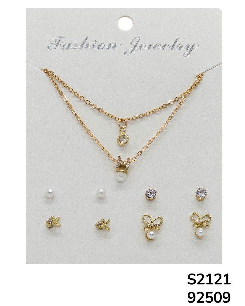 S2121 Conjunto de Cadena doble con múltiples aretes